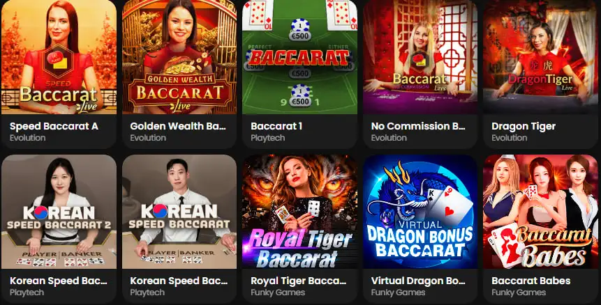 nebula casino baccarat